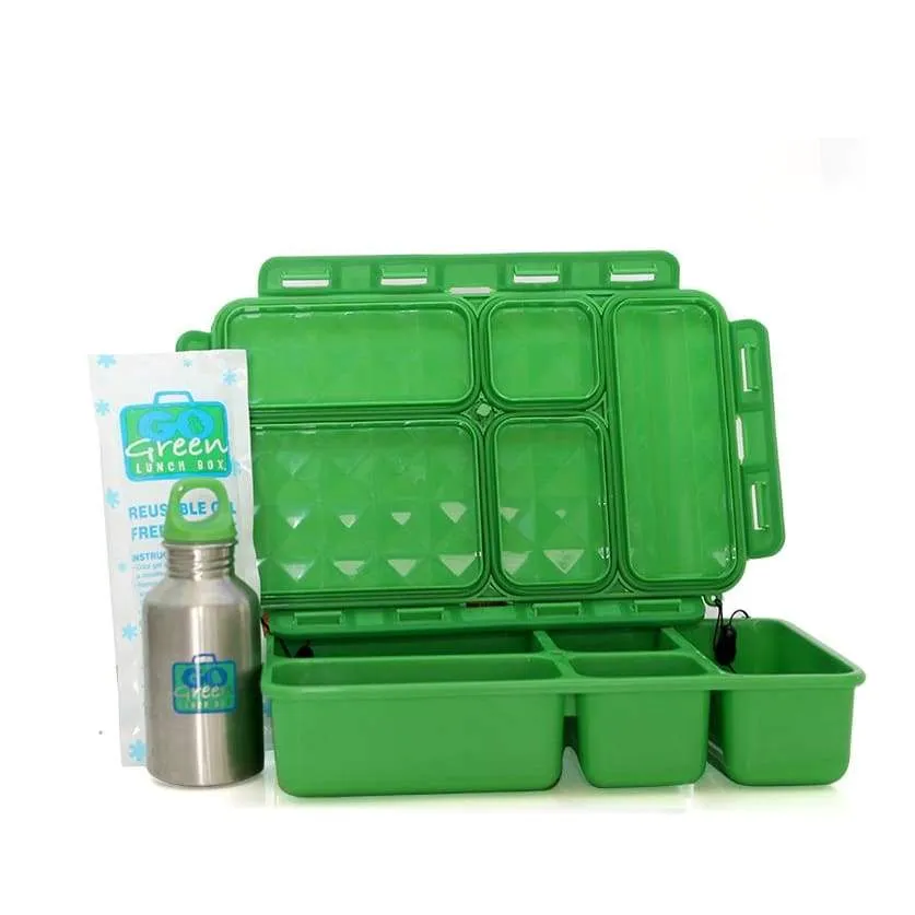 Go Green Lunchset Blue Camo GREEN Box