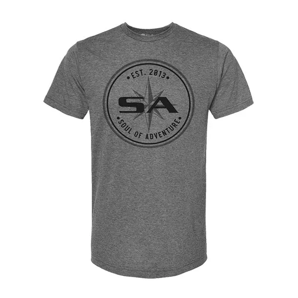 Graphic Tee | SA Tonal Circle | Heather Charcoal