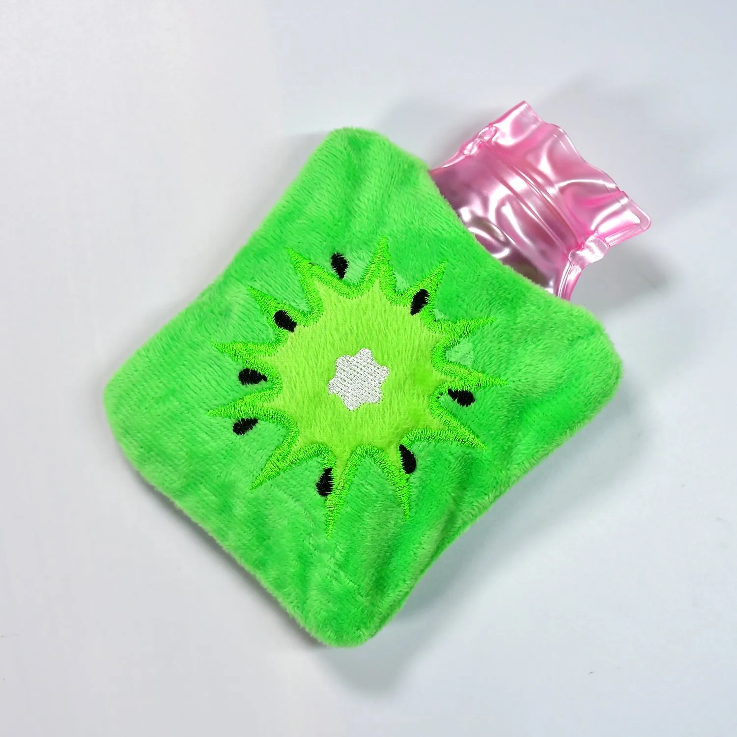 Green sun small Hot Water Bag with Cover for Pain Relief, Neck, Shoulder Pain and Hand, Feet Warmer, Menstrual Cramps.