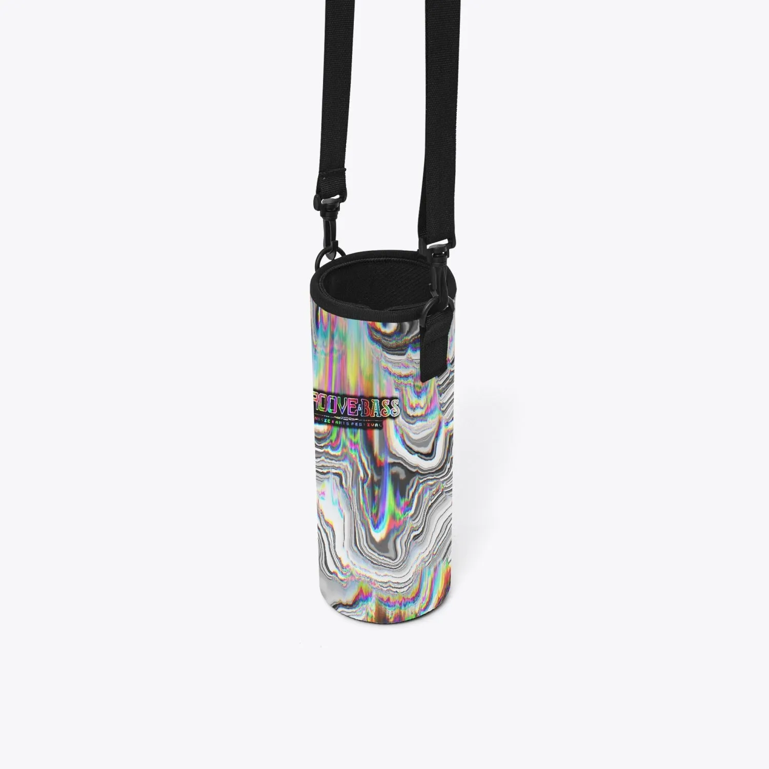 GROOVE AND BASS Small Vacuum Bottle Crossbody Bag