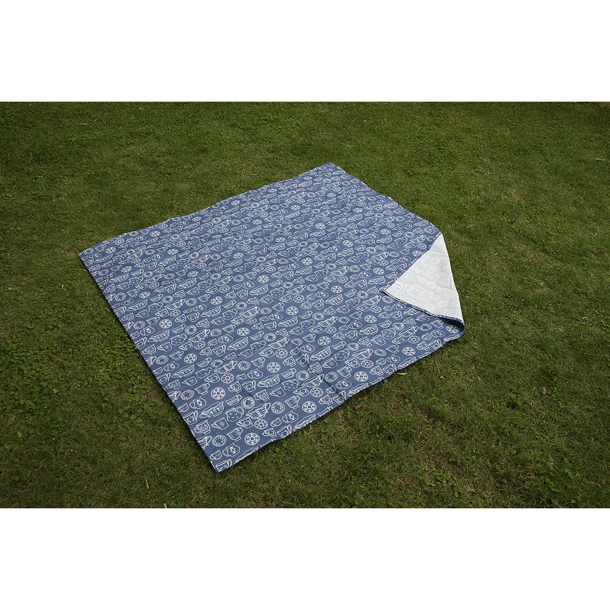 Ground Mat - Cup & Saucer - Navy