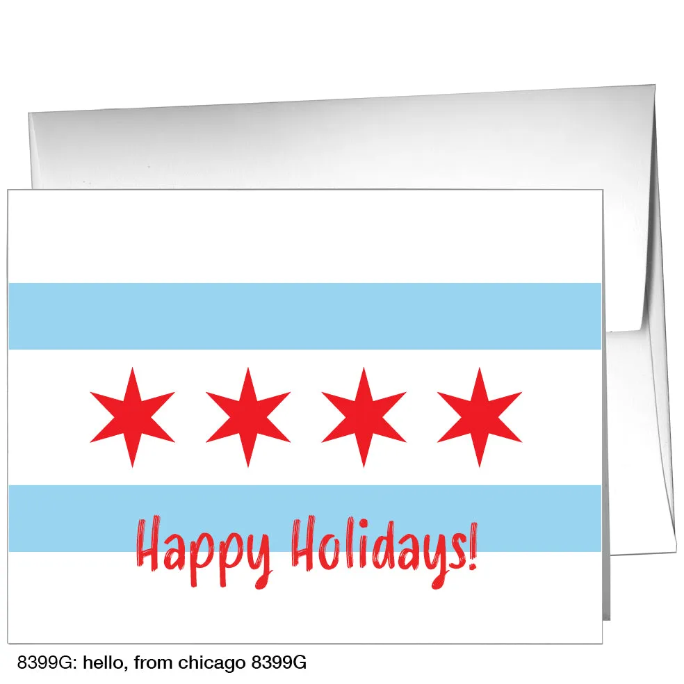 Hello, From Chicago, Greeting Card (8399G)