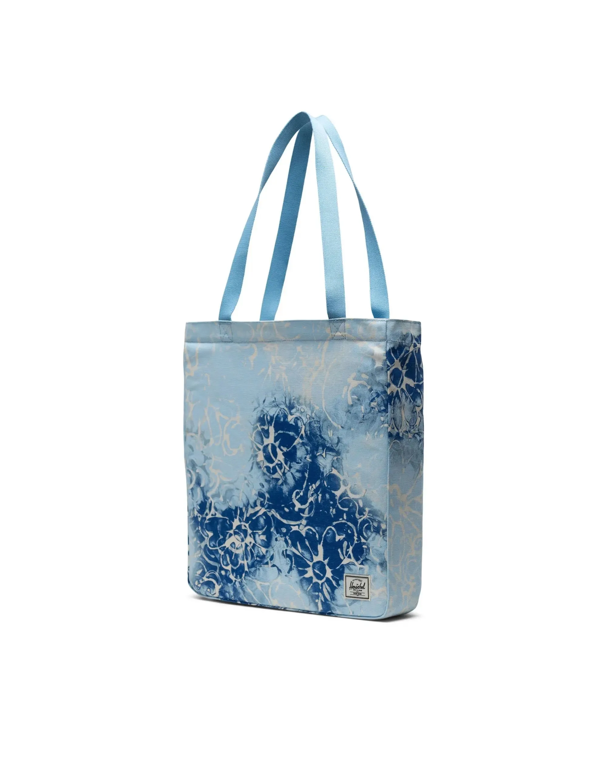 Herschel Inga Tote Bag-Blue Bell Denim Floral