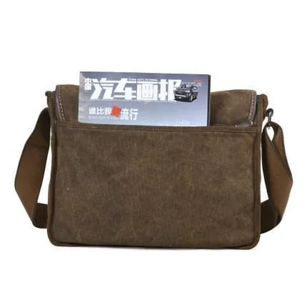 High Quality Casual Military Coffee Messenger Bag For Men