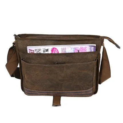 High Quality Casual Military Coffee Messenger Bag For Men