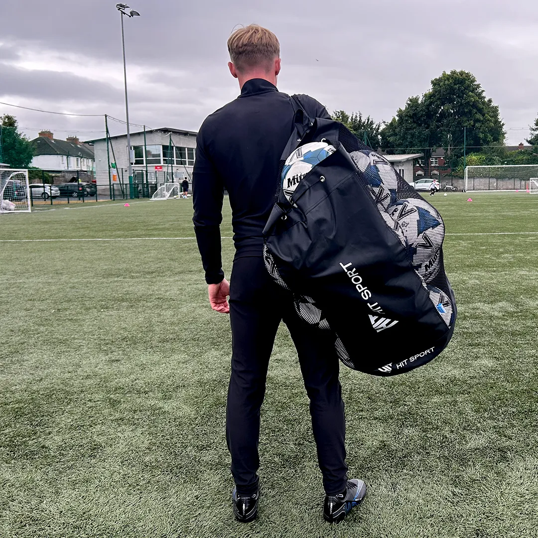 Hit Sport Mesh Panelled Ball Bag | Black