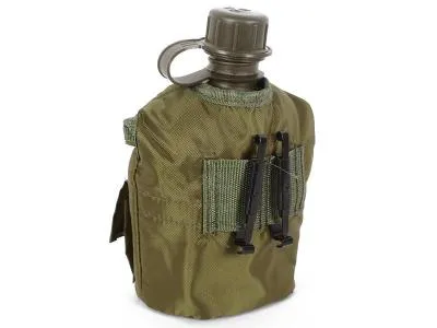 Hunting & Camping Water Bottle 1L Army Canteen Kettle With Cook Mug