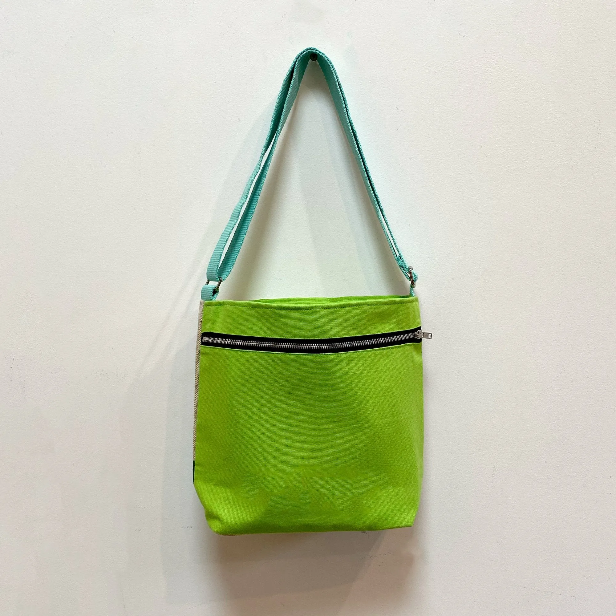 Ibis Crossbody Shoulder Bag in Lime Green