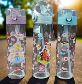 Ice Cream Theme Water Bottle