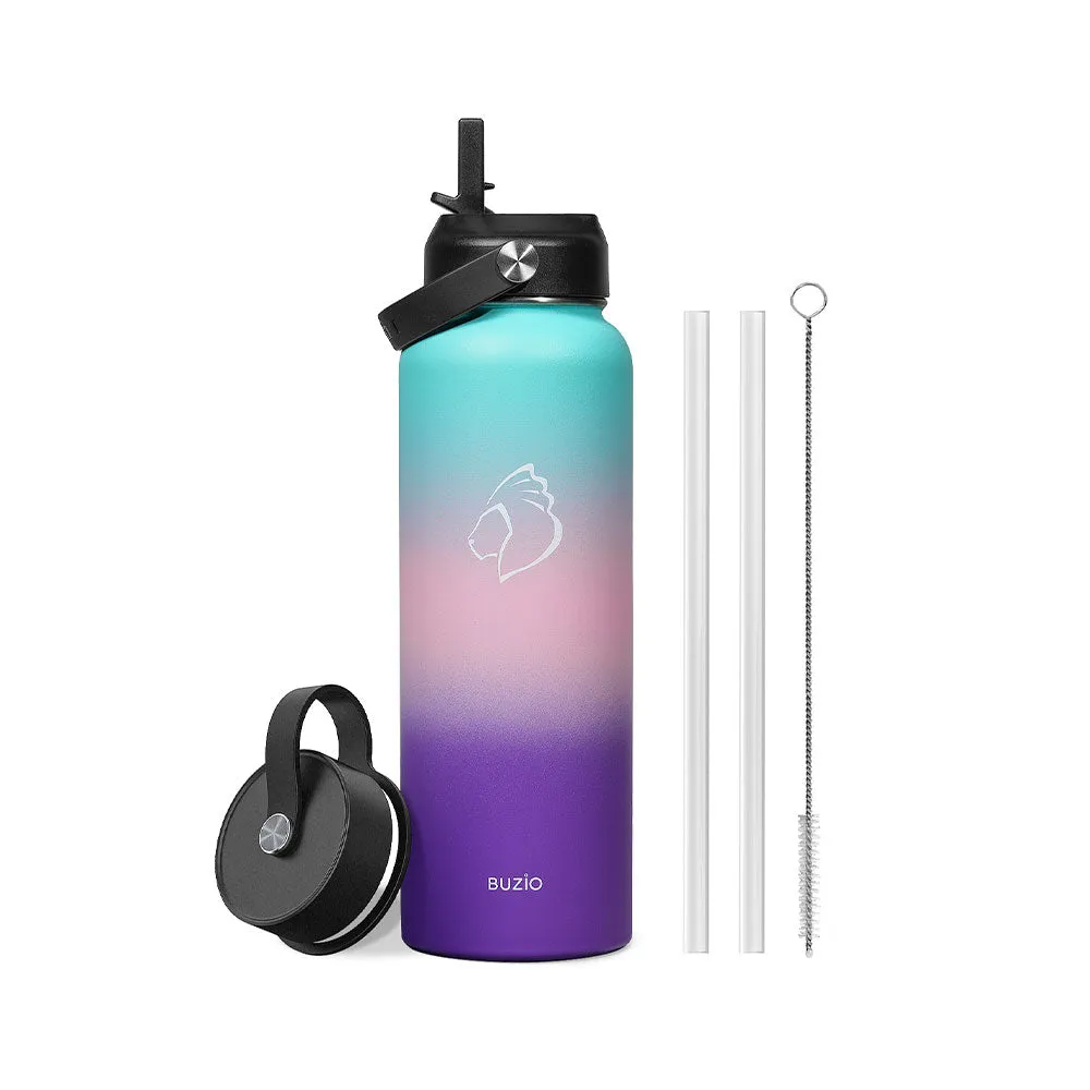 Insulated Water Bottles with 2 Lids | 22oz - 128oz