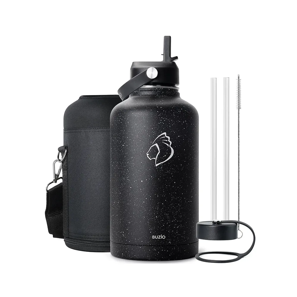 Insulated Water Bottles with 2 Lids | 22oz - 128oz