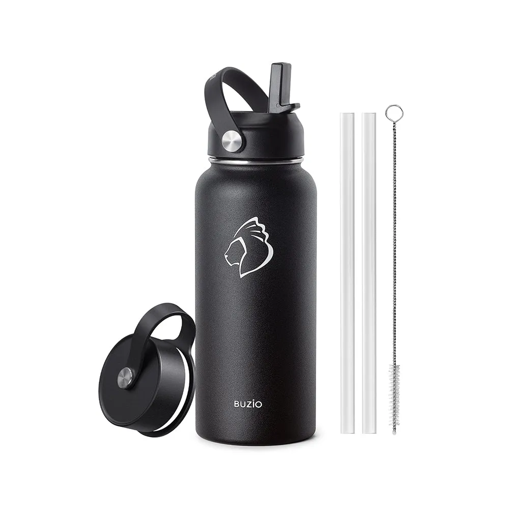 Insulated Water Bottles with 2 Lids | 22oz - 128oz