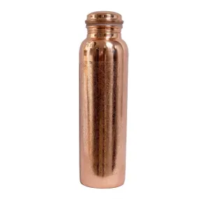 Itching Copper Bottle 1 Ltr | Copper Purity Guarantee Certificate | Free Cotton Bag