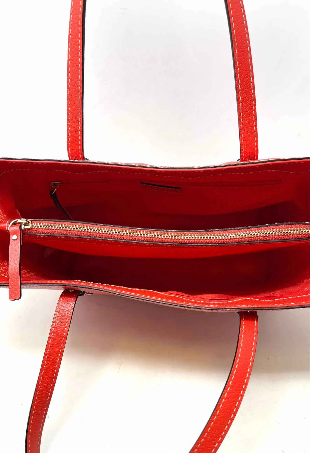 Kate Spade Red Shoulder Bag Leather Designer W/ BAG! Tote