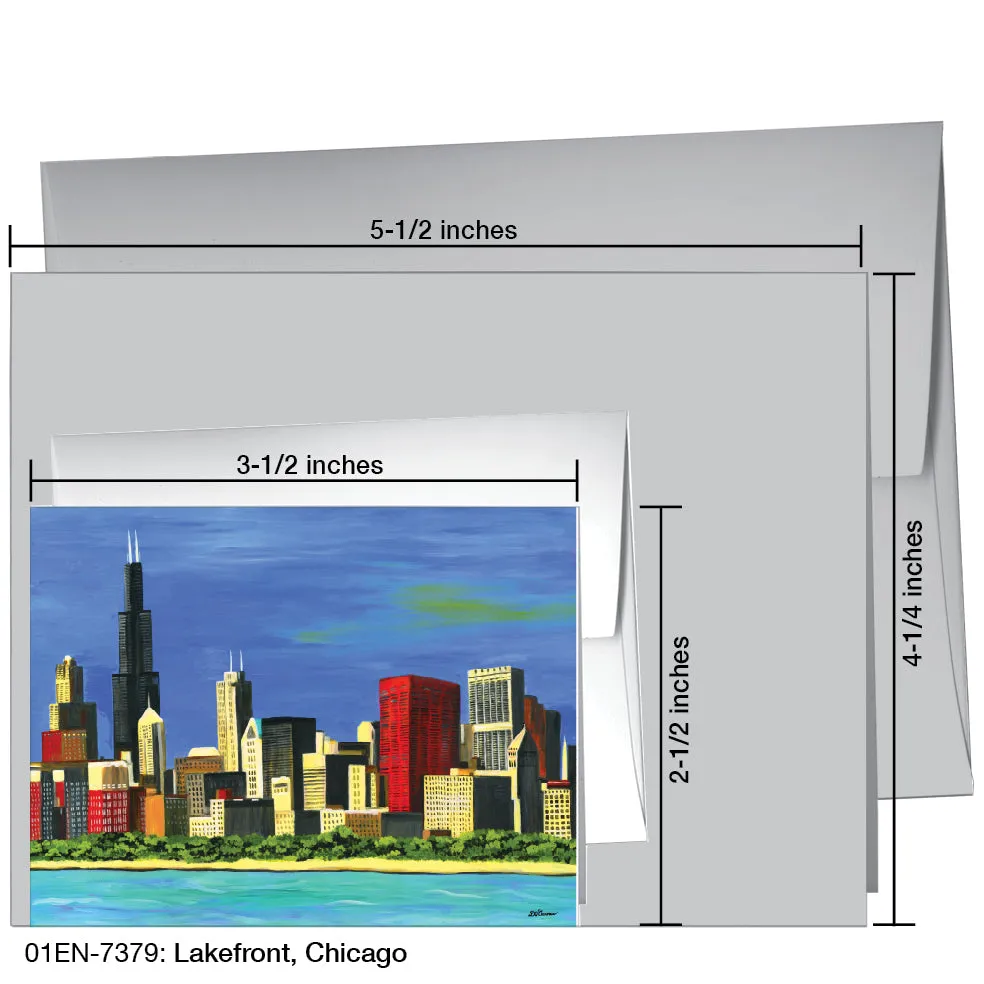 Lakefront, Chicago, Greeting Card (7379)