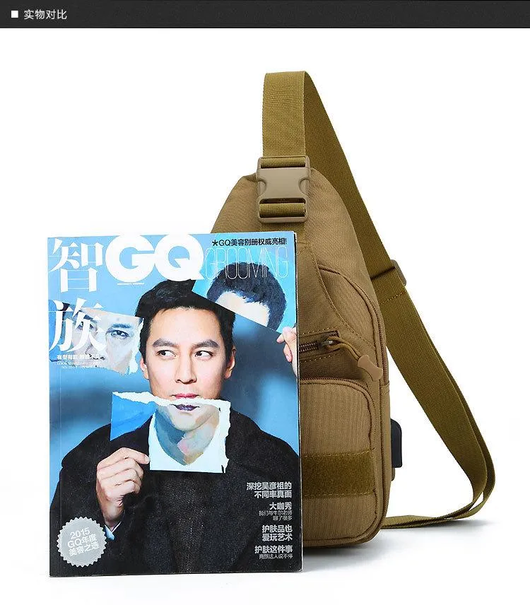 Large Sport with Nylon Material Messenger bag