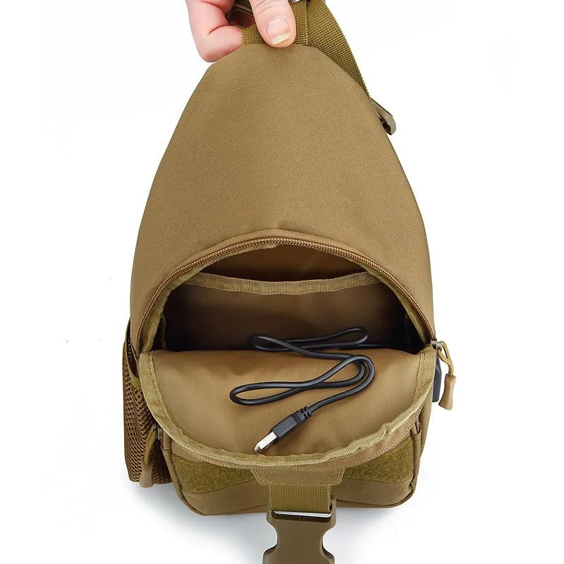 Large Sport with Nylon Material Messenger bag