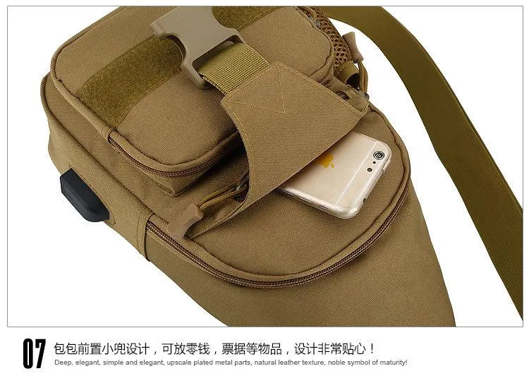 Large Sport with Nylon Material Messenger bag