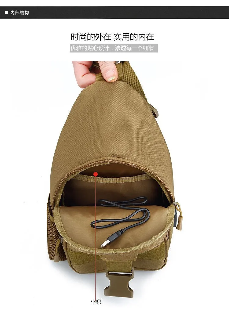 Large Sport with Nylon Material Messenger bag