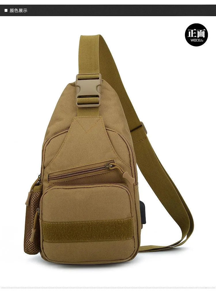 Large Sport with Nylon Material Messenger bag