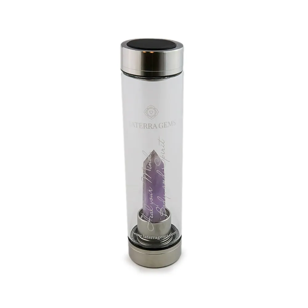 Laterra Gemstone Water Bottle - Aquarius