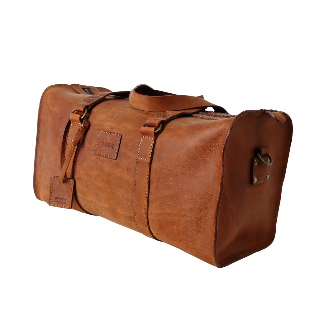 Leather Duffle in  Heritage Brown Mod 123