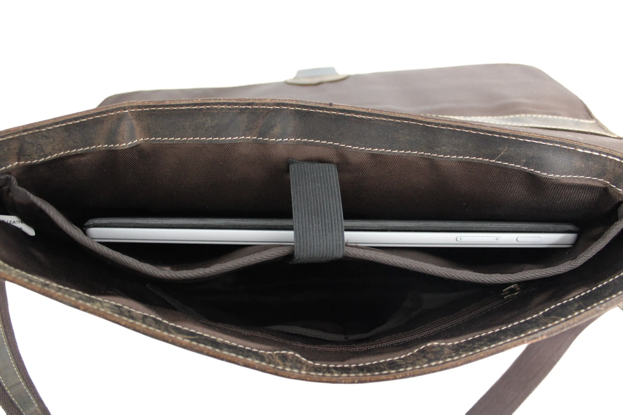 Leather laptop bags