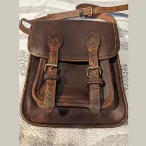 Leather Messenger Bag