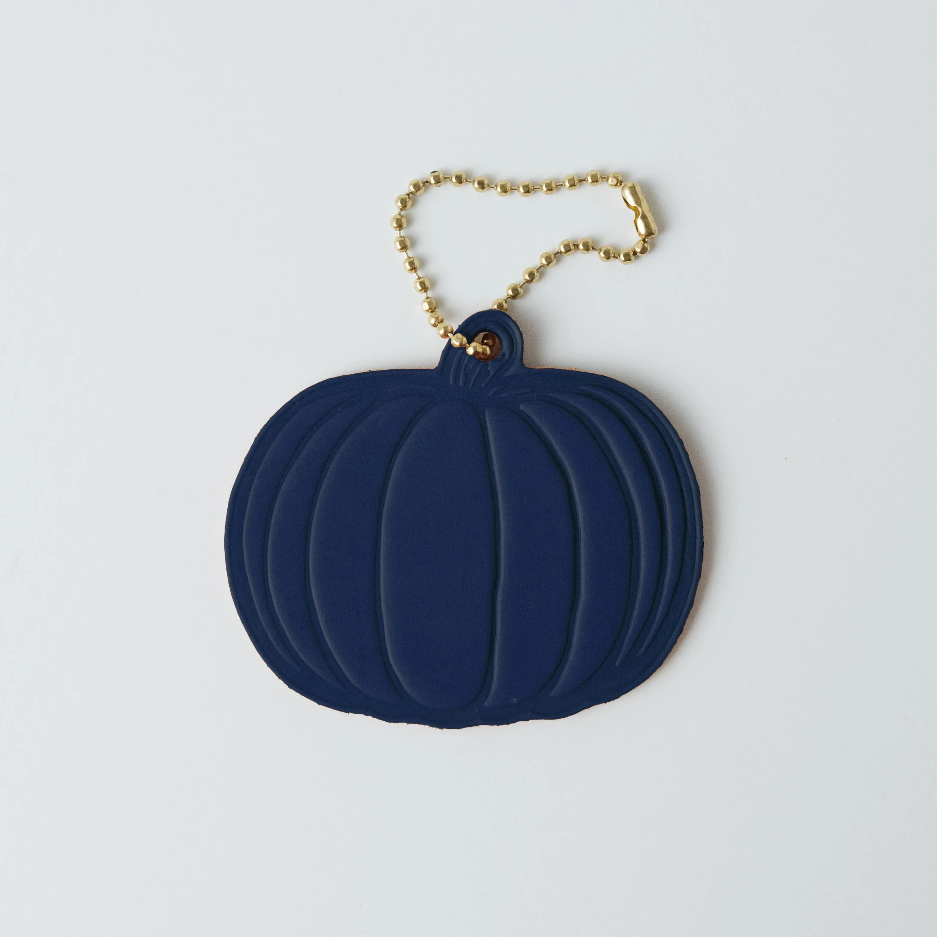 Leather Pumpkin Tag