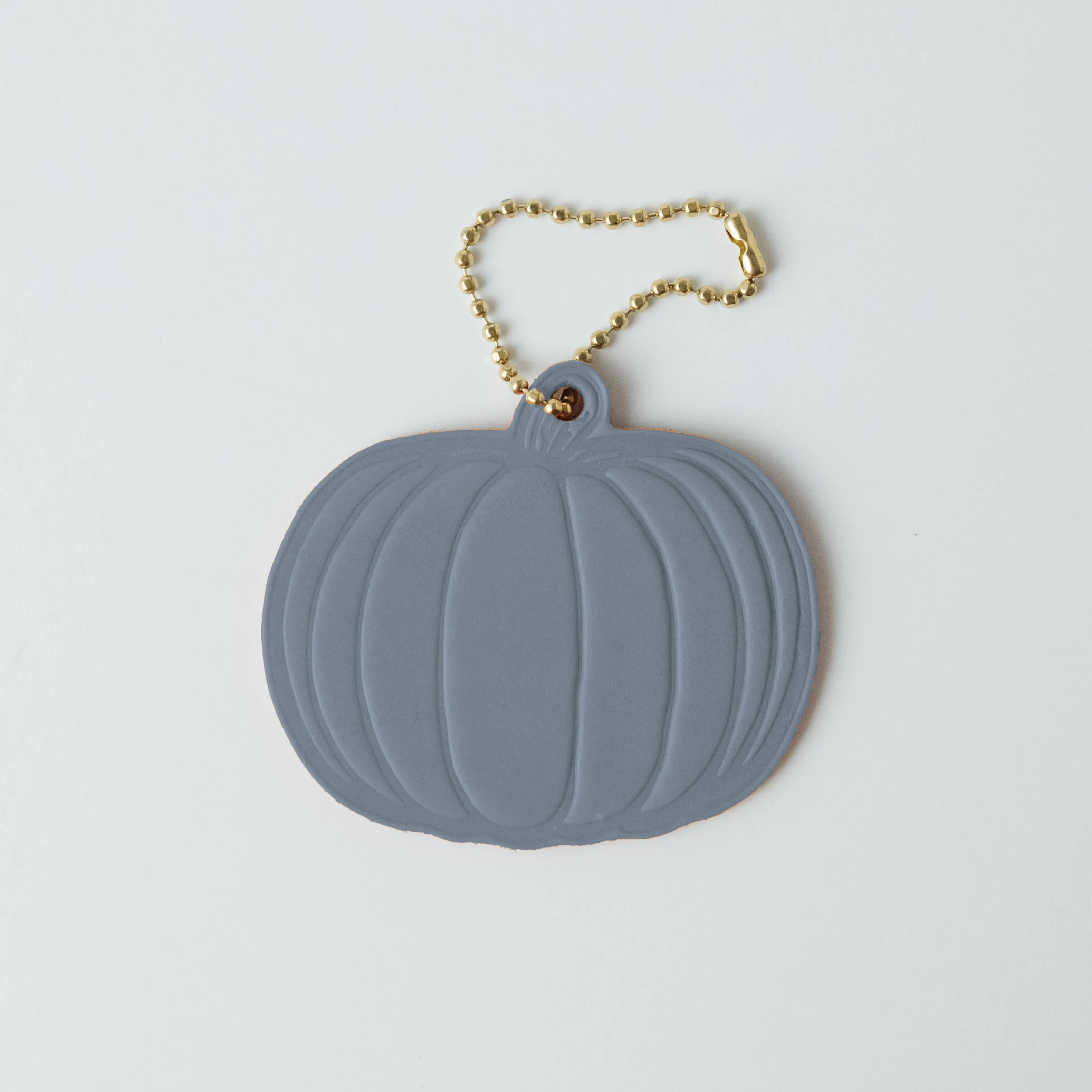 Leather Pumpkin Tag