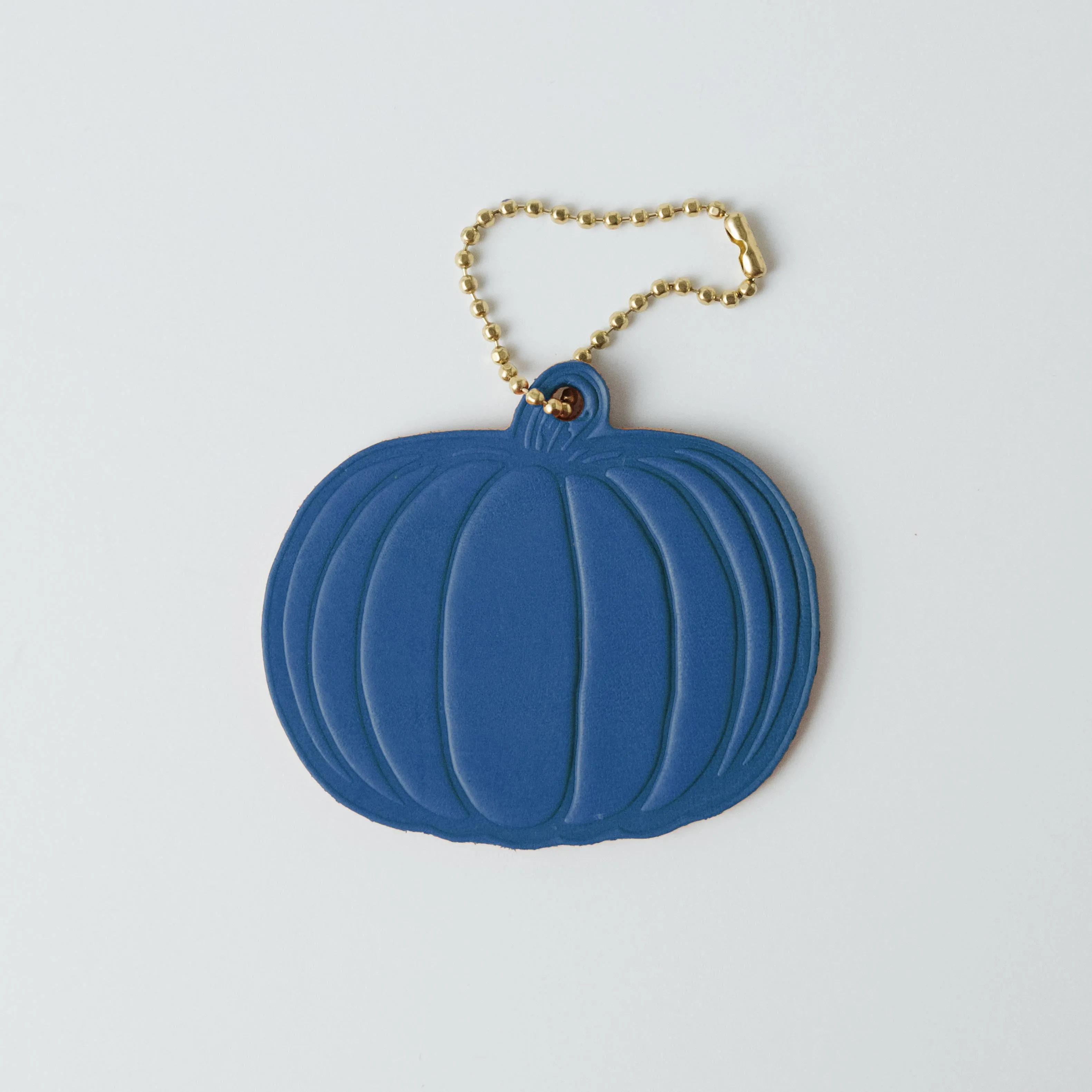 Leather Pumpkin Tag