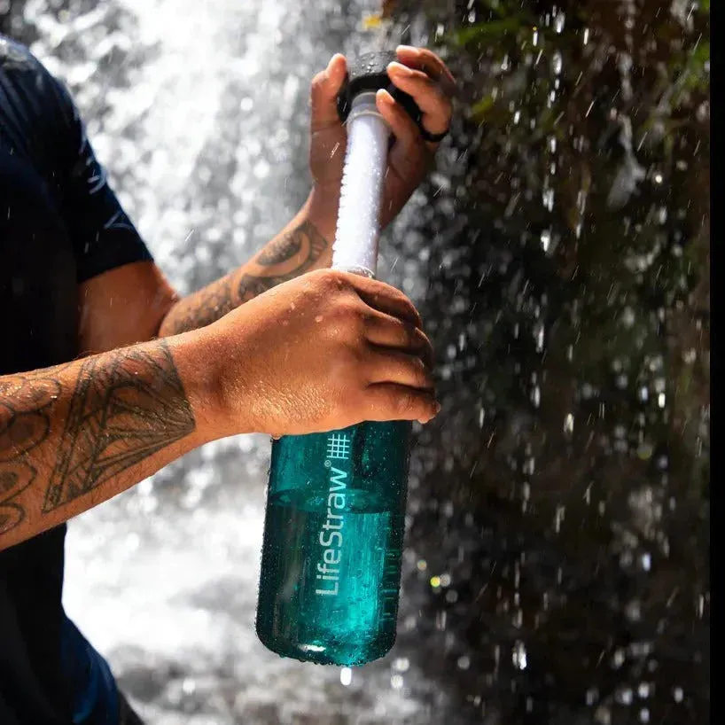 LifeStraw Go 650ml Water Filter Bottle - Dark Teal