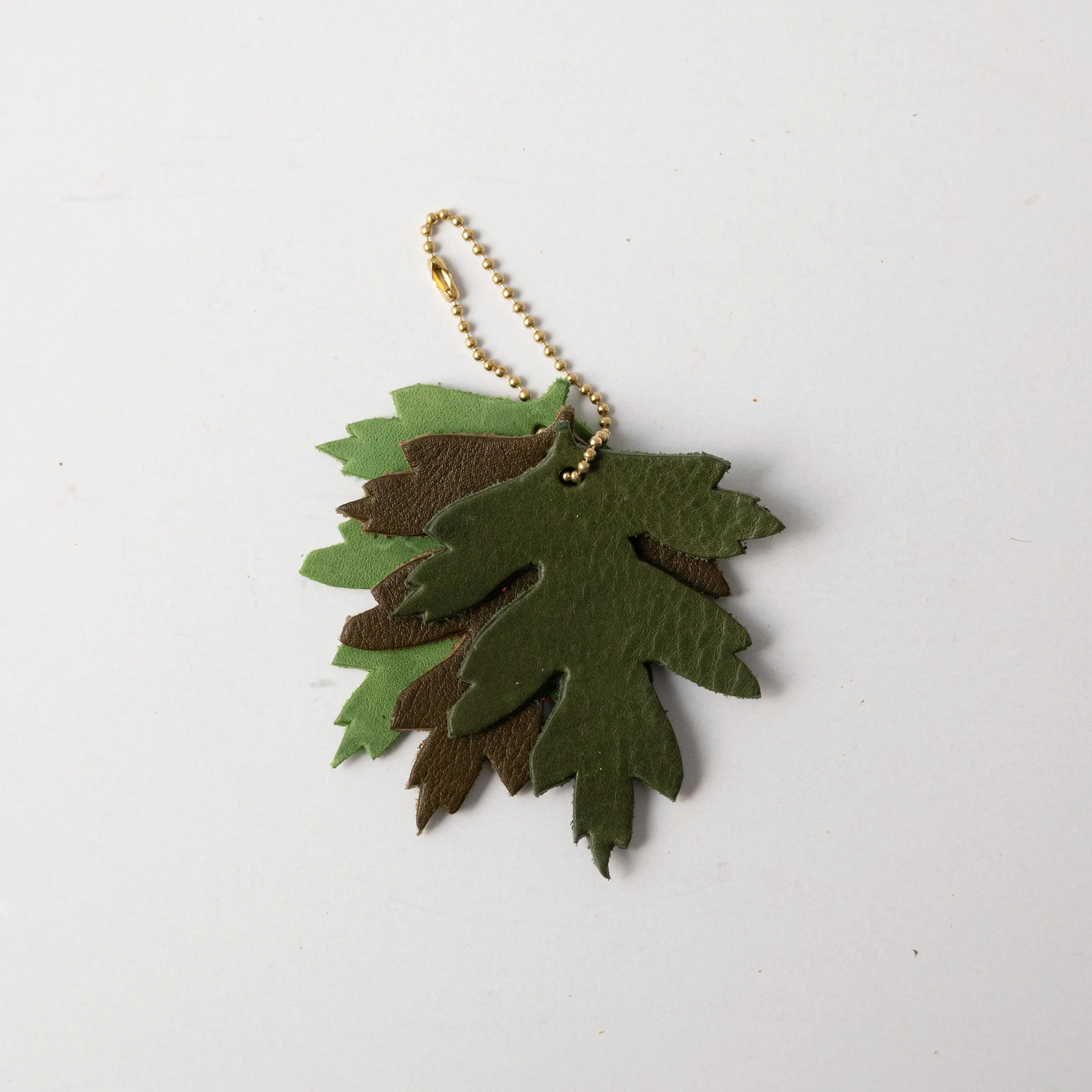 Light Green Leaf Charms