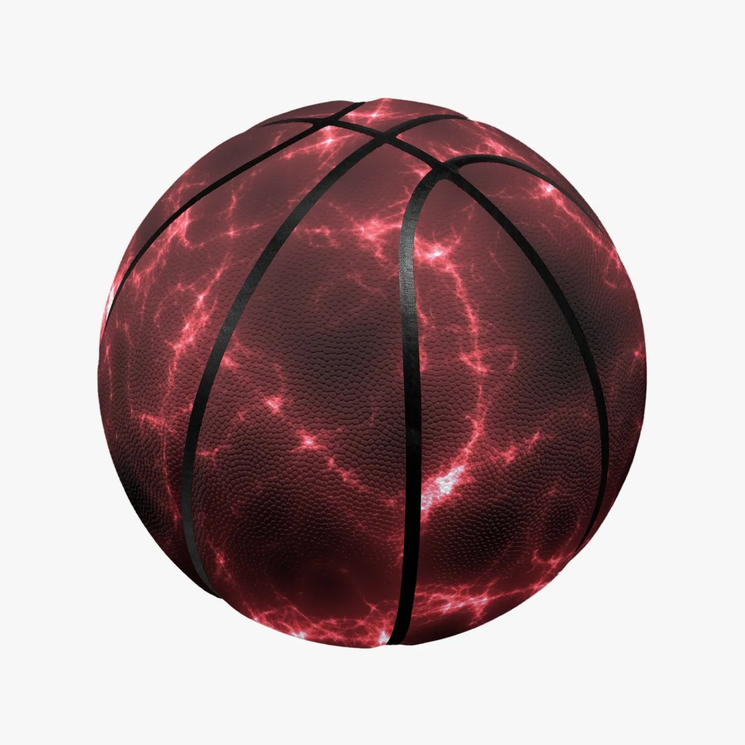 Lightning Red 8-Panel All Court Basketball