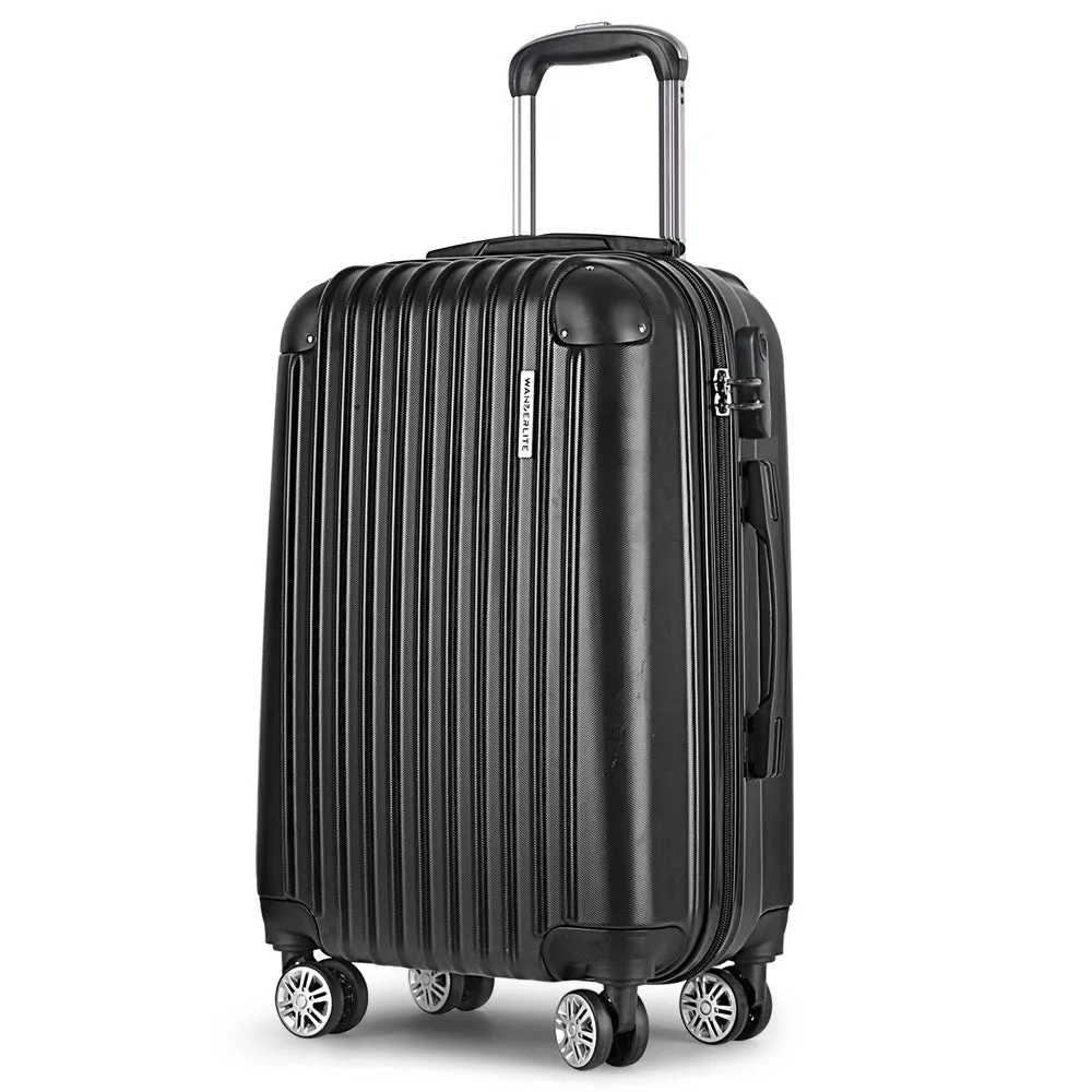 Lightweight 20" Hard Shell Carry On Luggage with Code Lock - Wanderlite