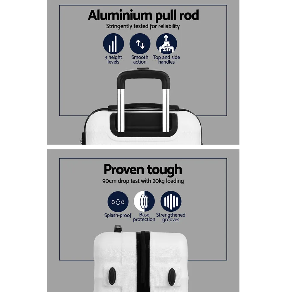 Lightweight Hard Shell Luggage Set, TSA Locks, Dual Wheels - Wanderlite