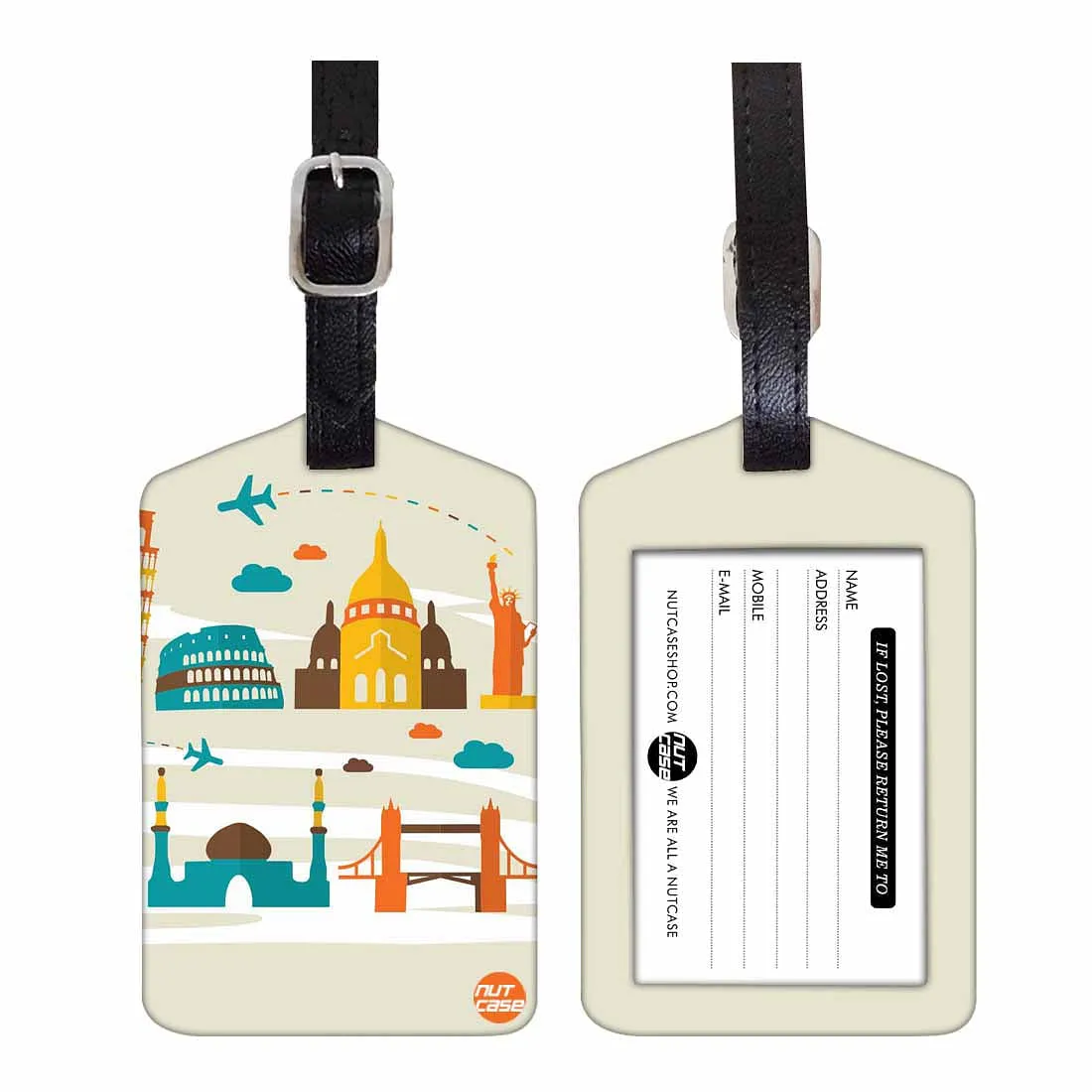 Luggage Tags Set Of 2 -  LANDMARKS