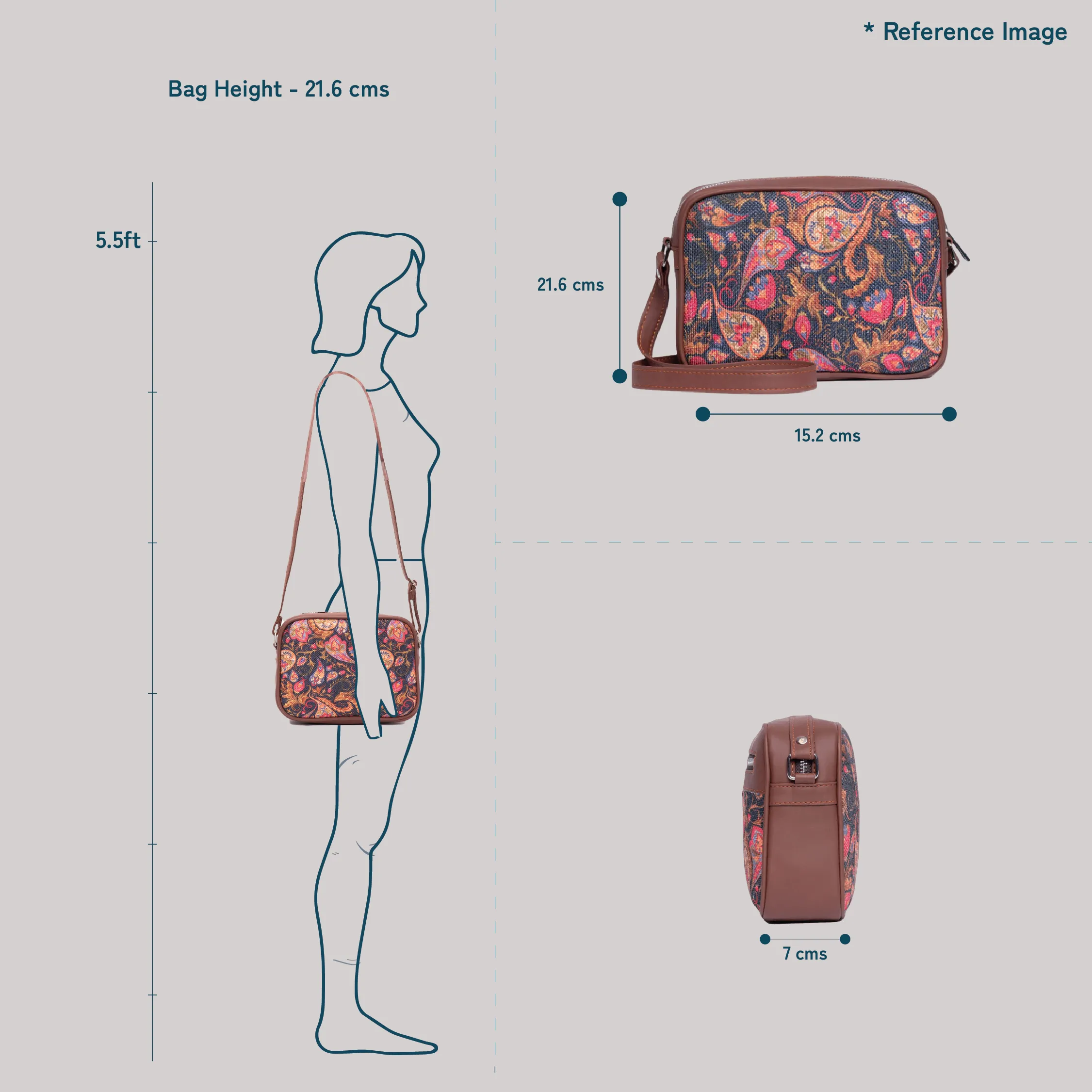 Mangalore Blossoms Sling Bag