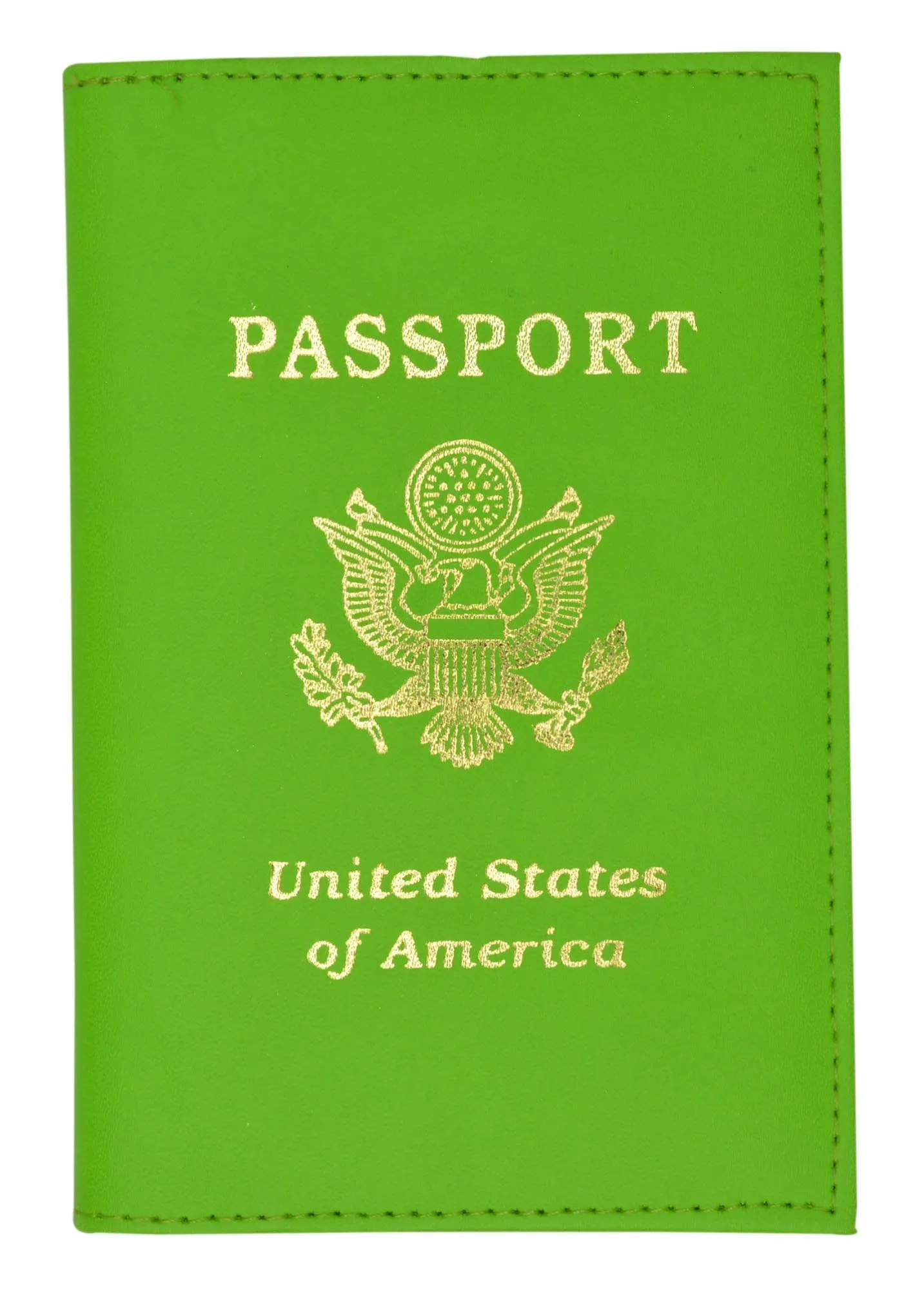 Marshal USA Gold Logo Passport Cover Holder for Travel 151 PU USA (C)