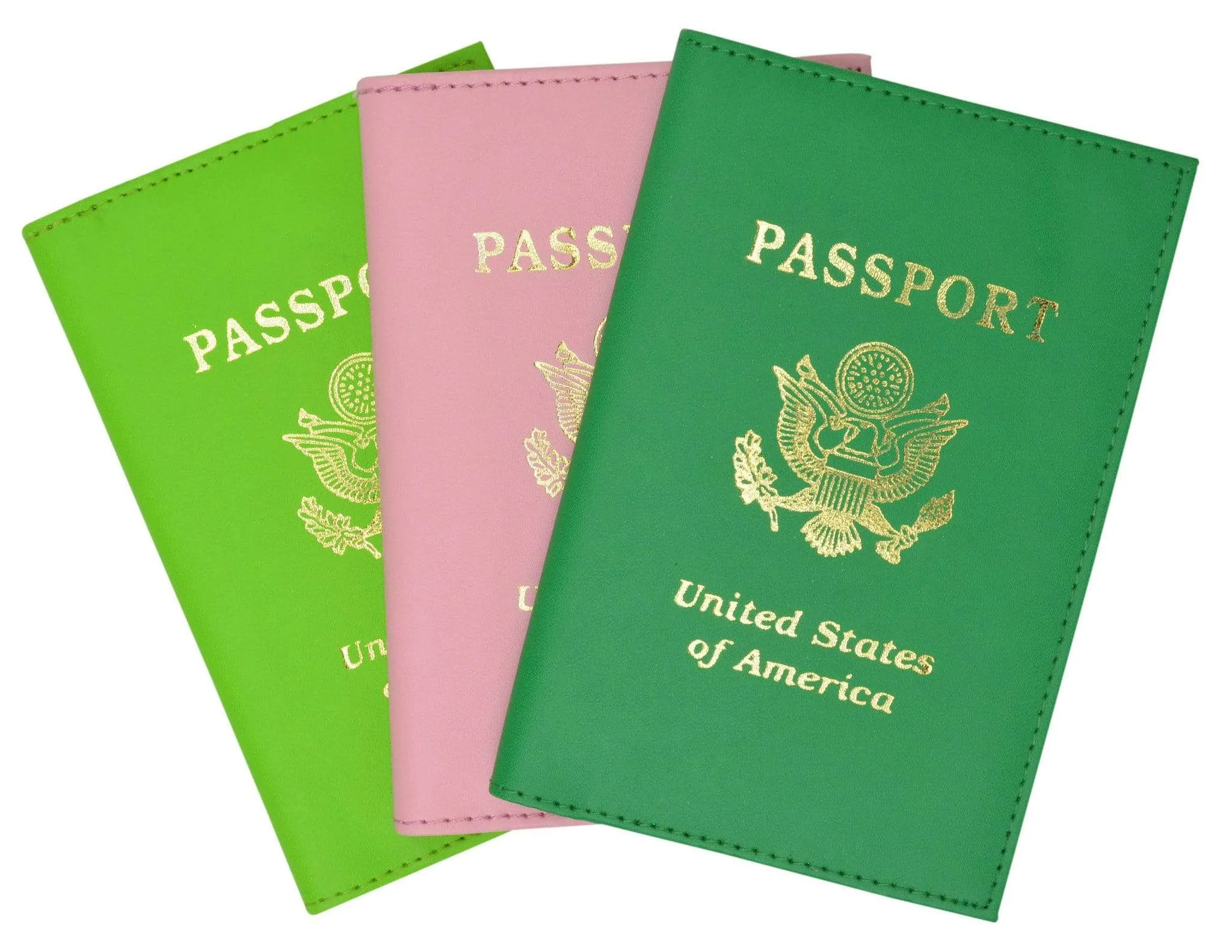 Marshal USA Gold Logo Passport Cover Holder for Travel 151 PU USA (C)