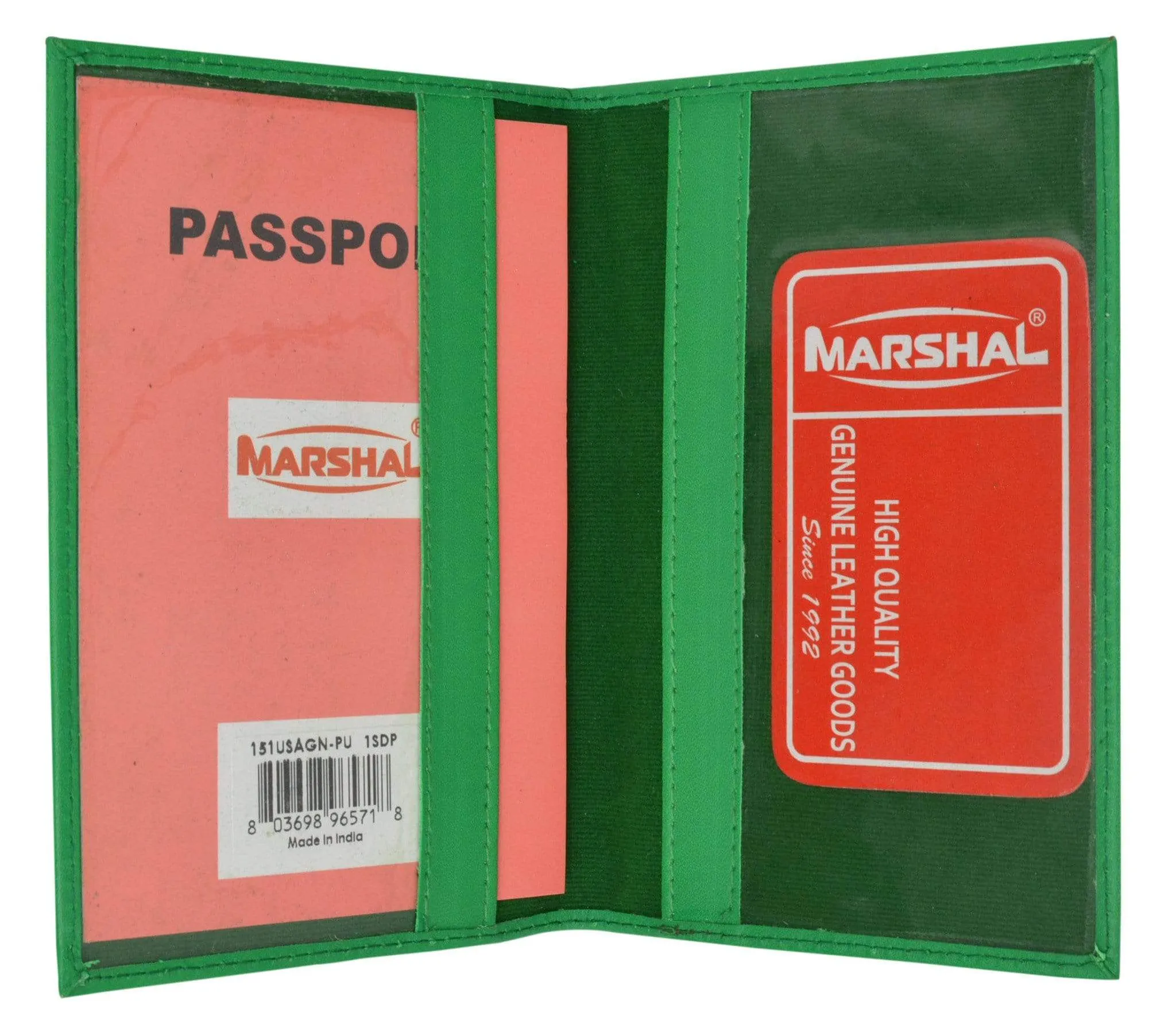 Marshal USA Gold Logo Passport Cover Holder for Travel 151 PU USA (C)