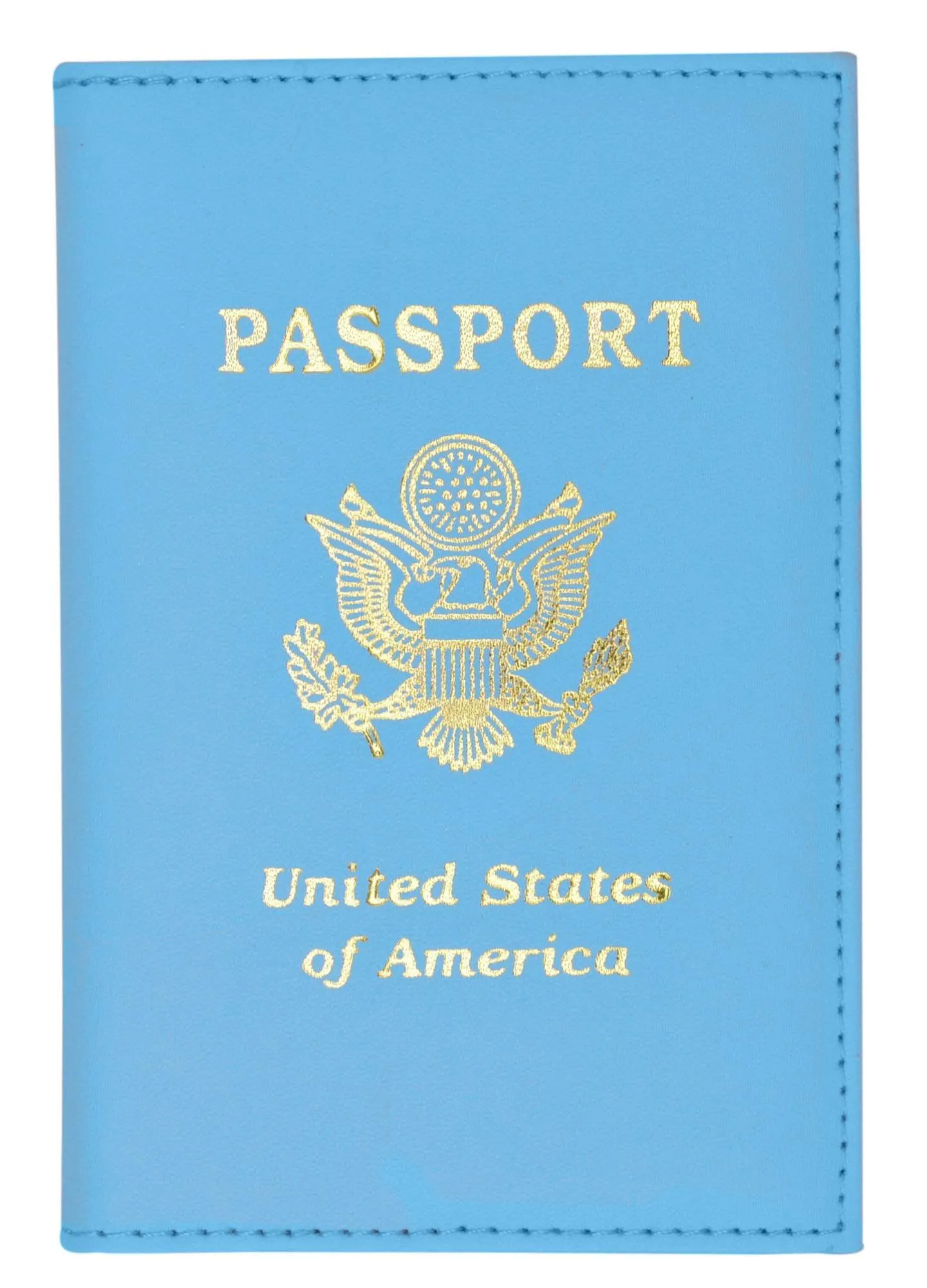 Marshal USA Gold Logo Passport Cover Holder for Travel 151 PU USA (C)