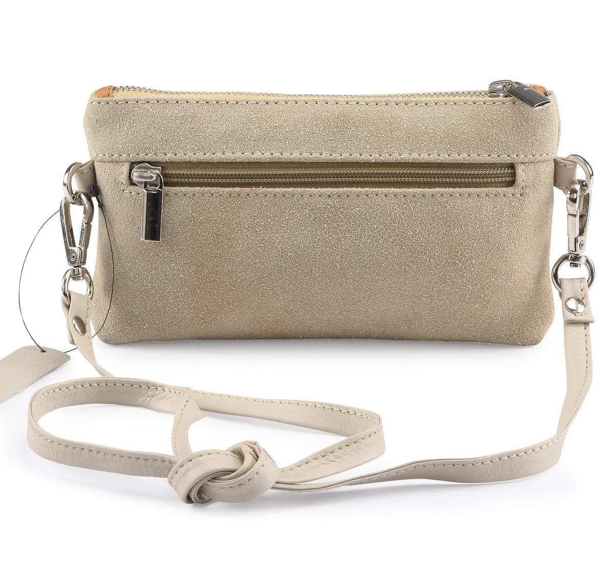 Metallic Rimor Apple Clutch Bag #LB76 Beige