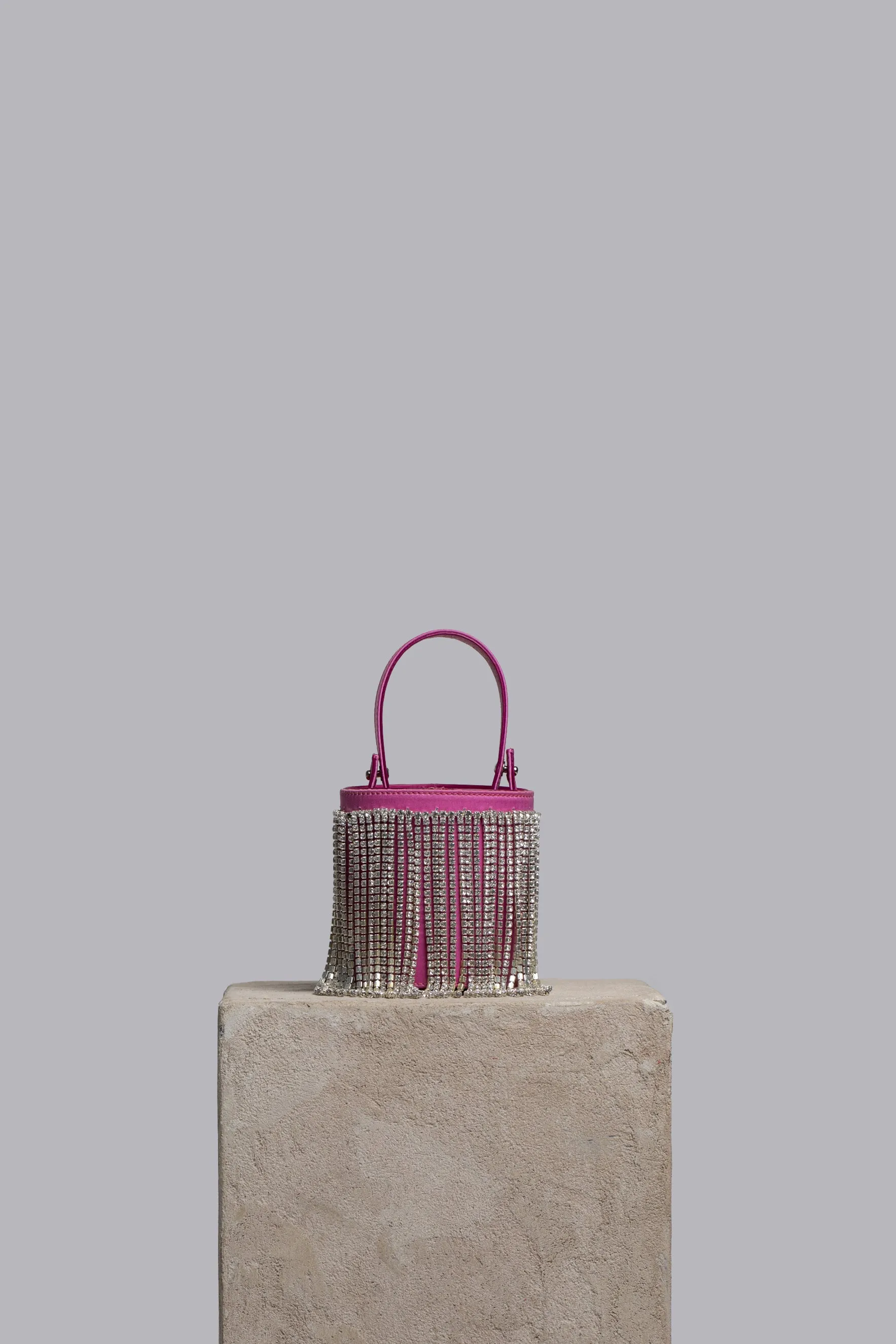 Mini Kyklos with Diamond Fringes in Pink