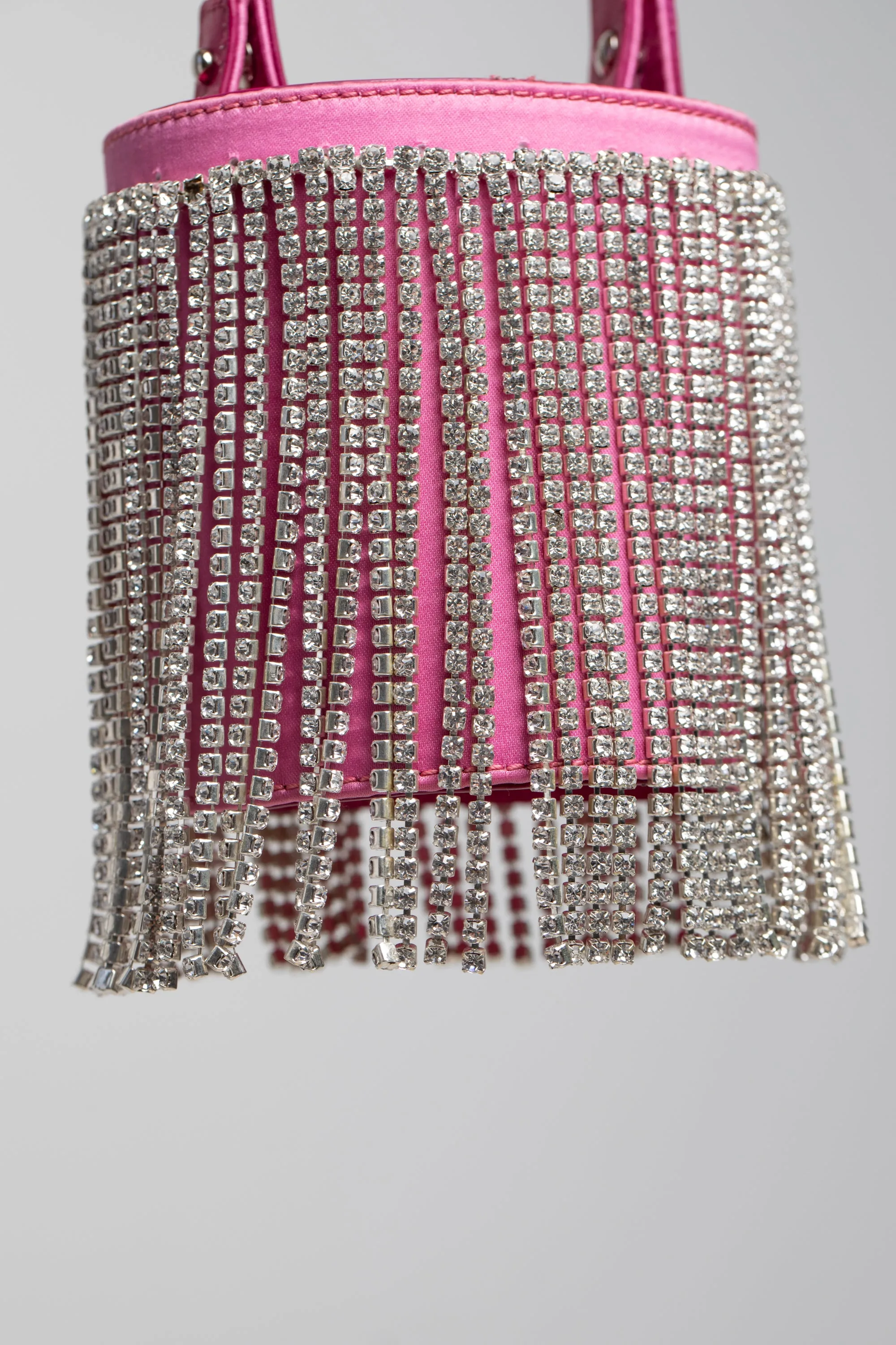 Mini Kyklos with Diamond Fringes in Pink