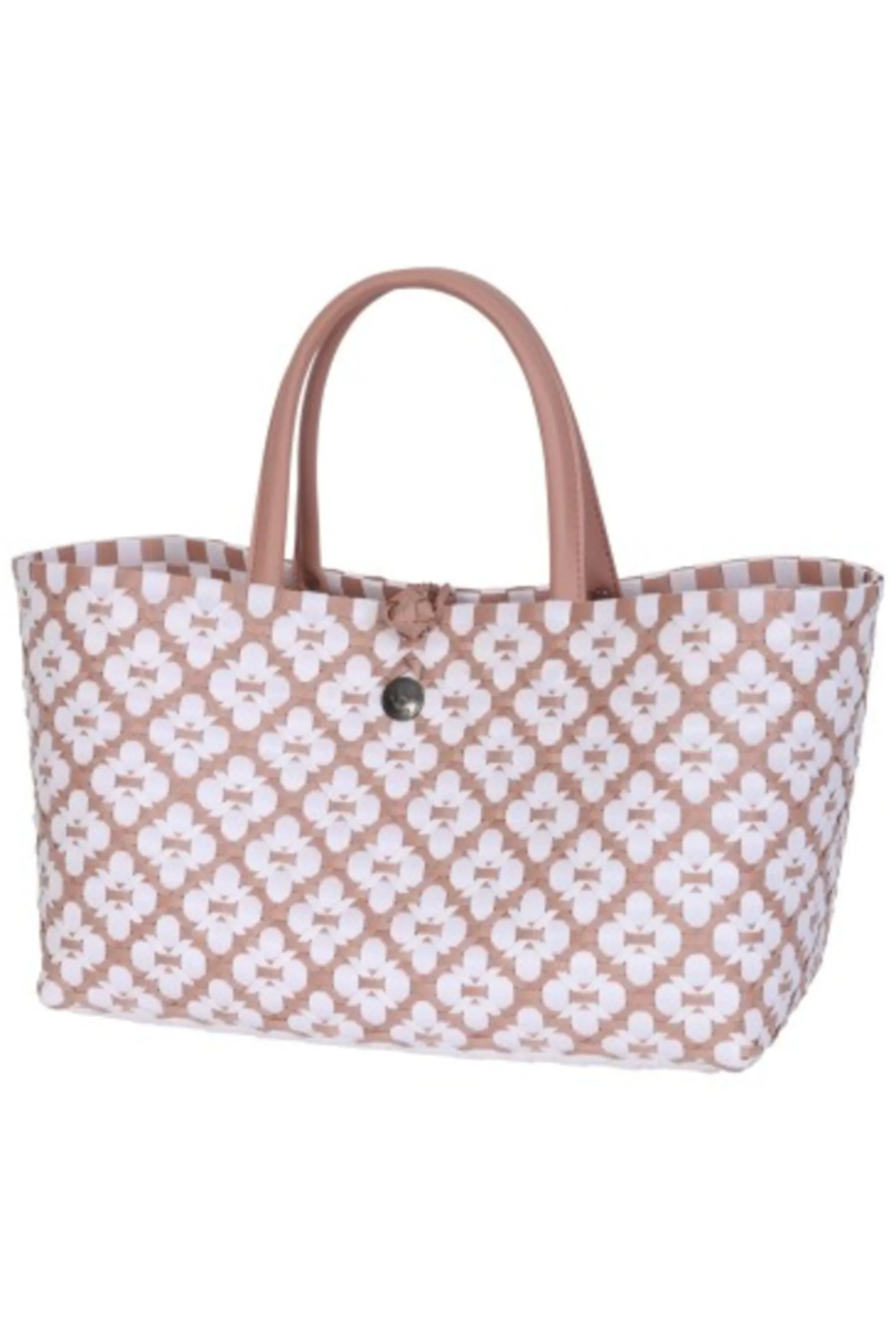 Mini Motif Bag | Copper Blush & White