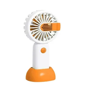 Mini Usb Charging Handheld Fan Pm-026 Orange