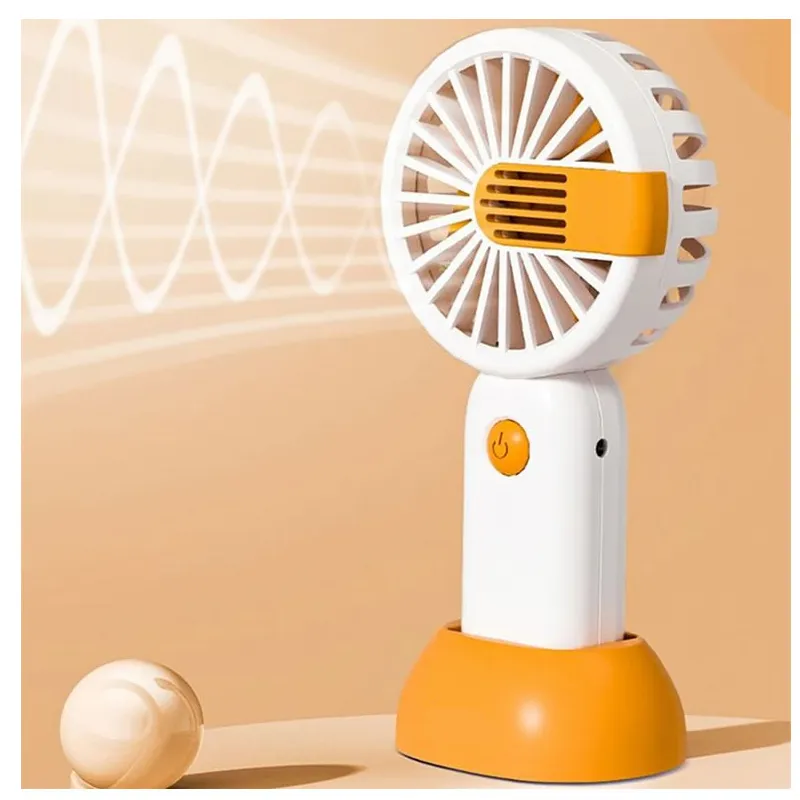 Mini Usb Charging Handheld Fan Pm-026 Orange