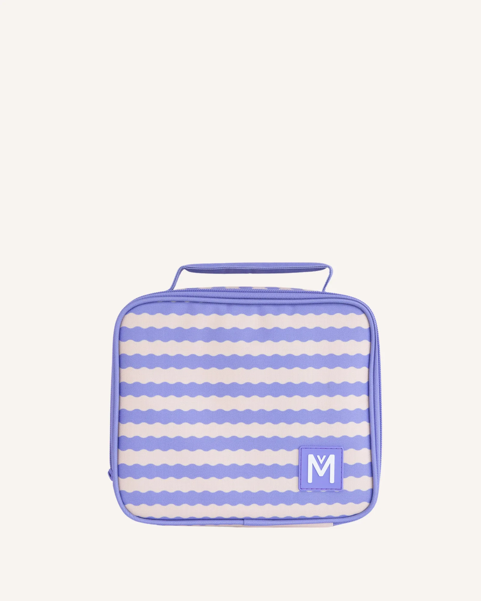 MontiiCo Medium Lunch Bag and Bottle Set - Ripple Cloud