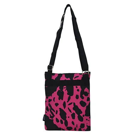 Neon Cow Hot Pink NGIL Messenger Hipster Bag